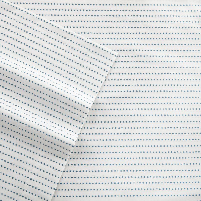 Radius 200 Thread Count Polka Dots 100% Cotton Percale Sheet Set