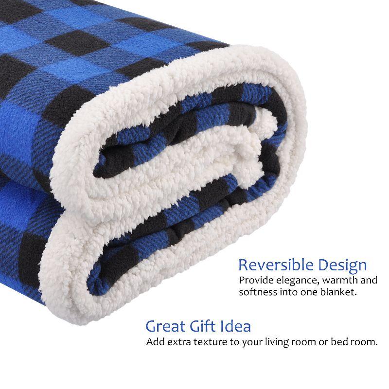 Tirrinia 50" x 60" Fleece Throw Blanket, Soft Comfy Warm Fuzzy TV Blankets, Comfort Caring Gift