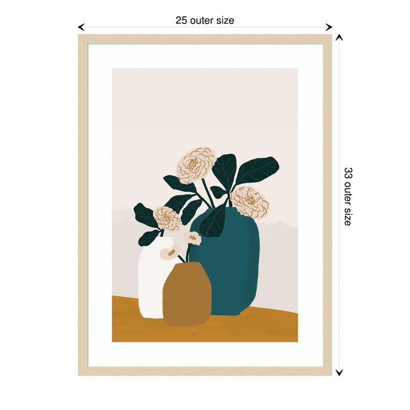 Amanti Art Stillness by Oris Eddu Wood Framed Wall Art Print 25 in. x 33 in.