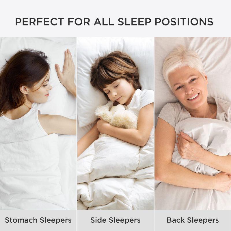 Sleeping Pillows Set of 2 Soft and Supportive - Bedsure