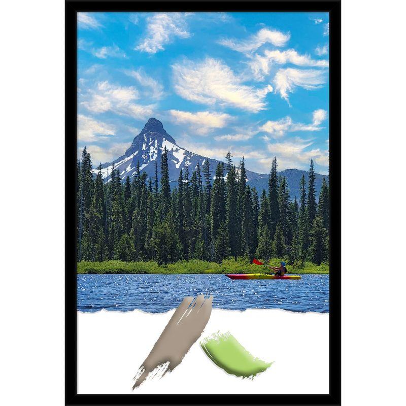 Amanti Art Jet Black Picture Frame Opening Size 20x30 in.