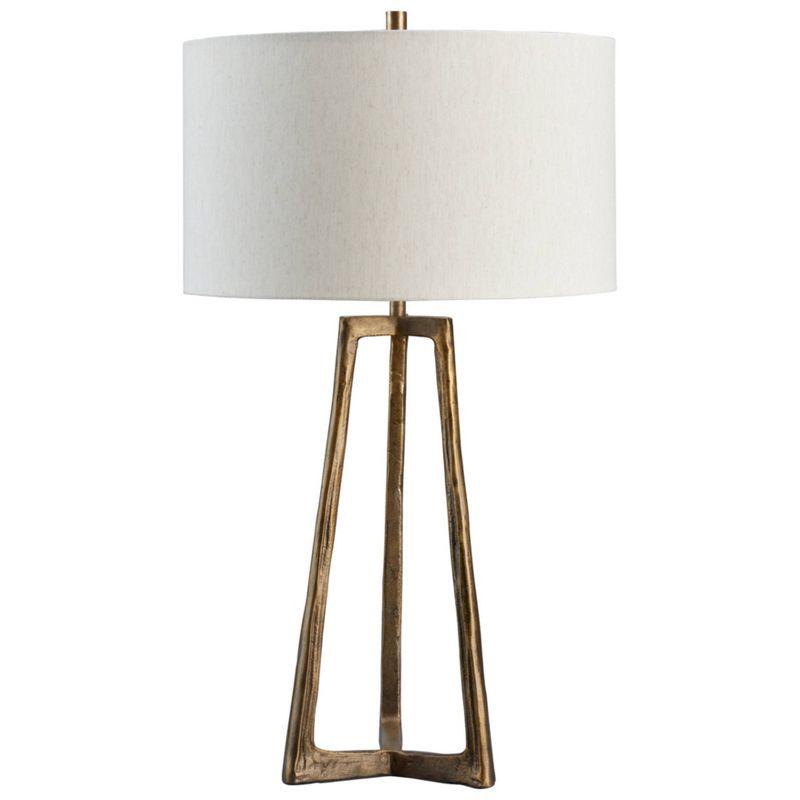 Wynlett Metal Table Lamp Antique Brass - Signature Design by Ashley: Elegant Accent Lighting, 3-Way Switch, UL Listed