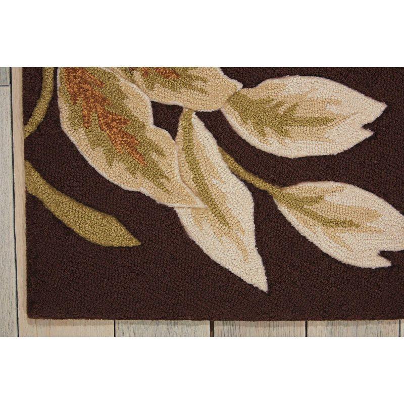 Nourison Fantasy Chocolate Area Rug FA11 3'6" x 5'6"
