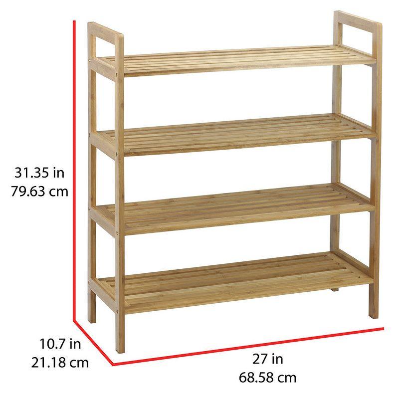 Oceanstar 4-Tier  Shoe Rack