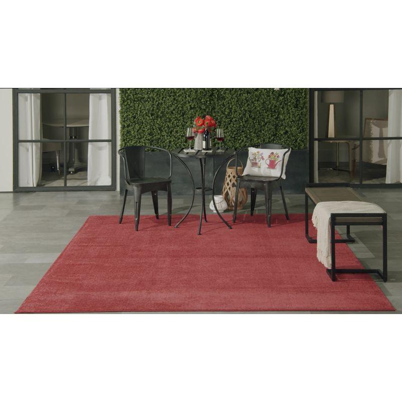 Nourison Essentials Solid Indoor/Outdoor Area Rug