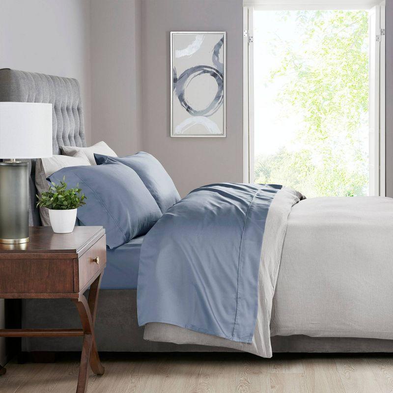 Madison Park 525 Thread Count 525 Thread Count Cotton Blend Sheet Set