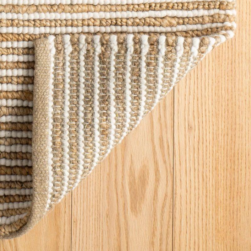 Dash and Albert Rugs Twiggy Natural Handwoven Wool/Jute Rug