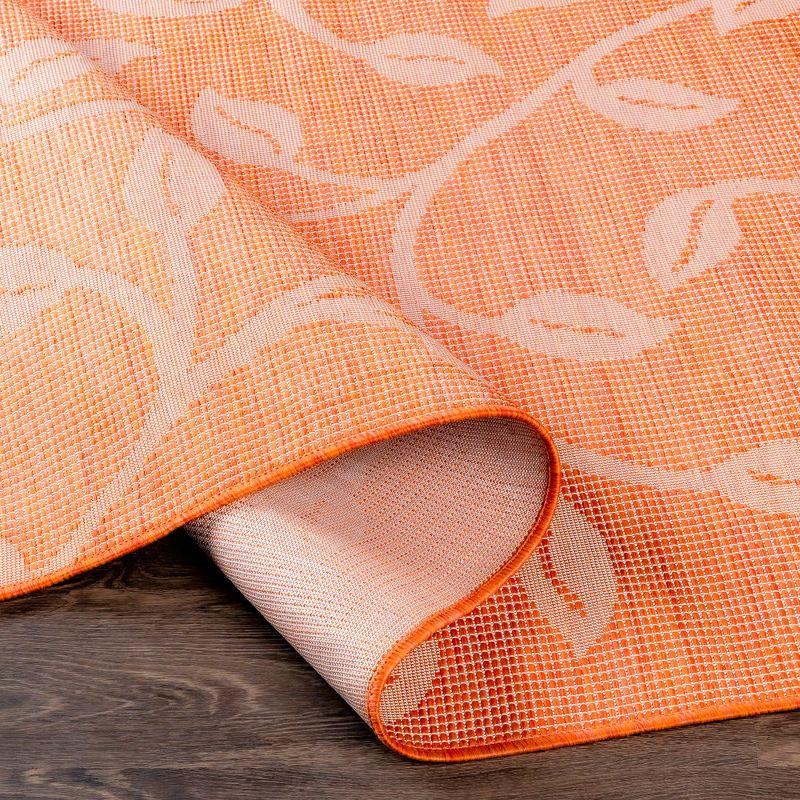 Mark & Day Broekhorn 2'6"x4' Rectangle Woven Indoor and Outdoor Area Rugs Bright Orange