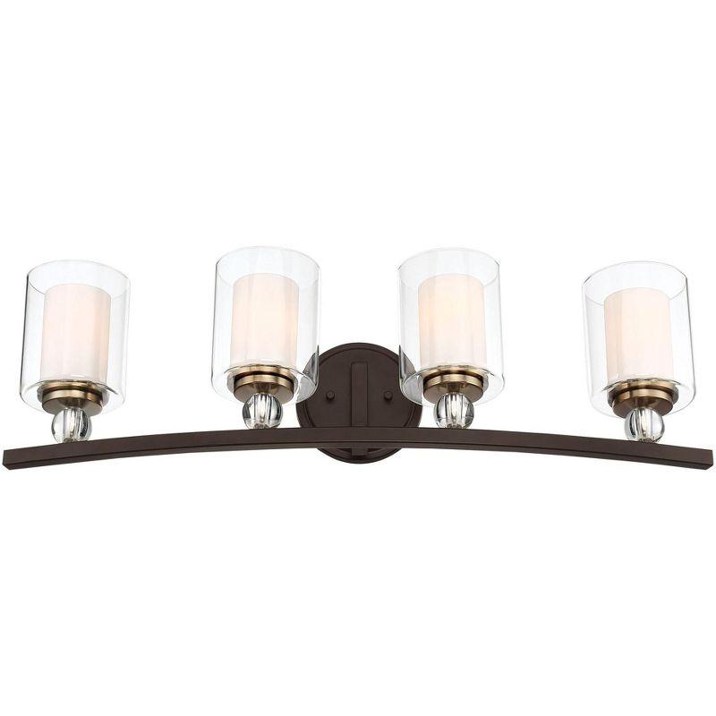 Minka Lavery Minka-Lavery Studio 5 33" Wide 4-Light Painted Bronze Bath Light Bar