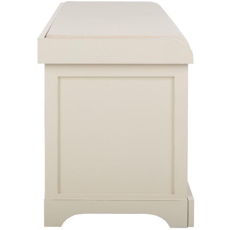 Lonan Storage Bench - AMH5733 - Vintage White - Safavieh Couture