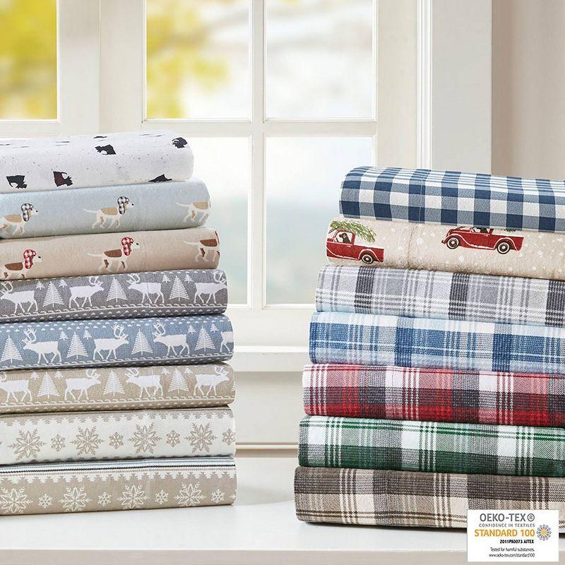 Woolrich 100% Cotton Flannel Sheet Set