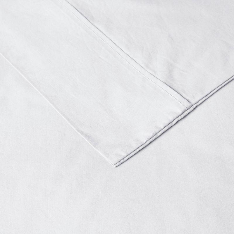 Peached Percale 200 Thread Count Relaxed Cotton Percale Sheet Set