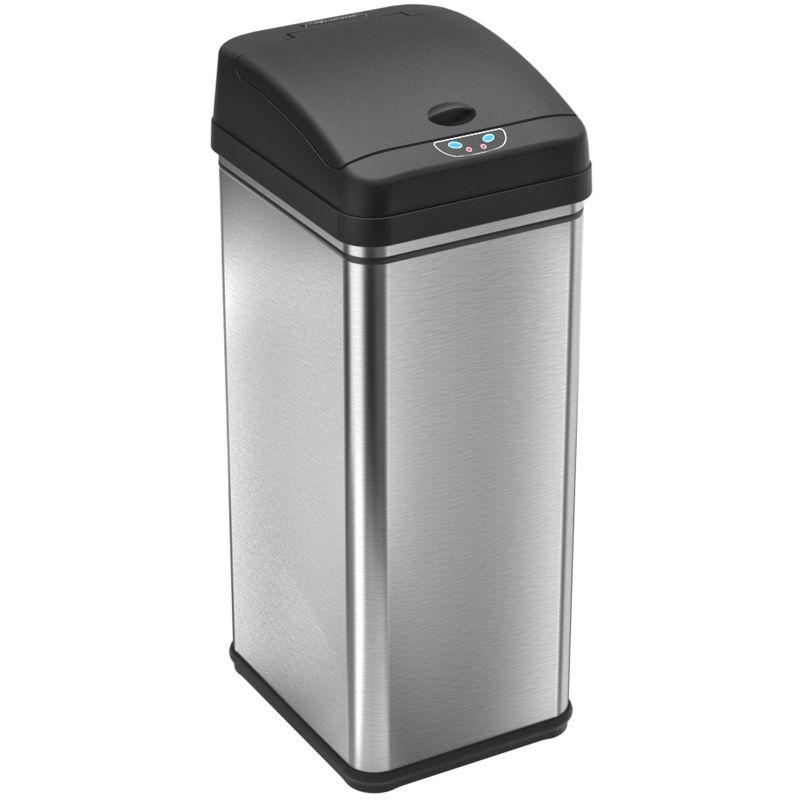 Deodorizer Automatic Touchless Stainless Steel 13 Gallon Motion Sensor Trash Can