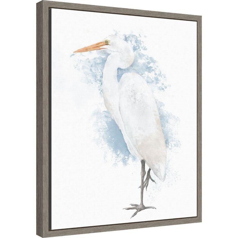 Amanti Art Coastal Heron I by Jade Reynolds Canvas Wall Art Print Framed 16 x 20-in.