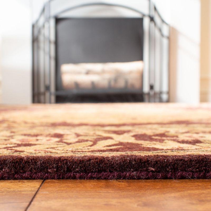 Elegant Empire Red Hand-Tufted Wool Round Rug - 6'