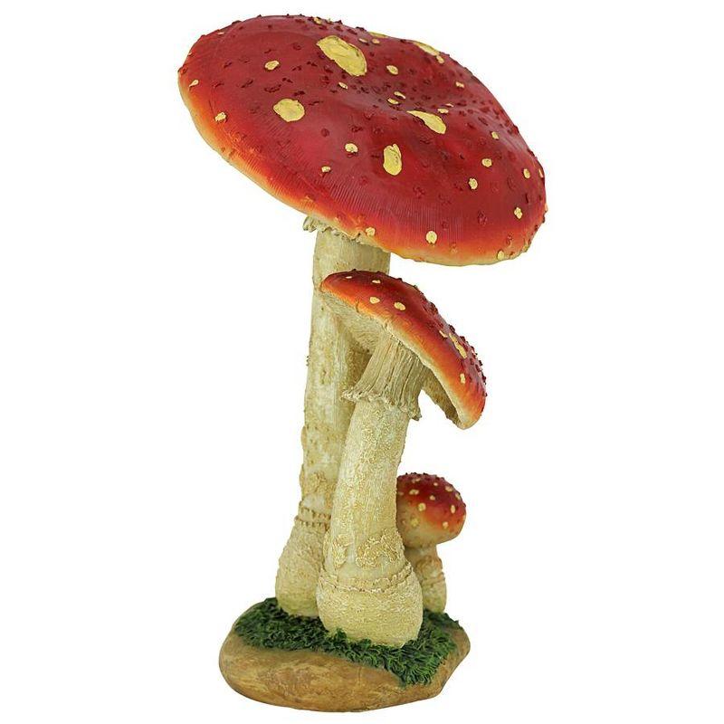 Mystic Forest Red Mushroom Statue