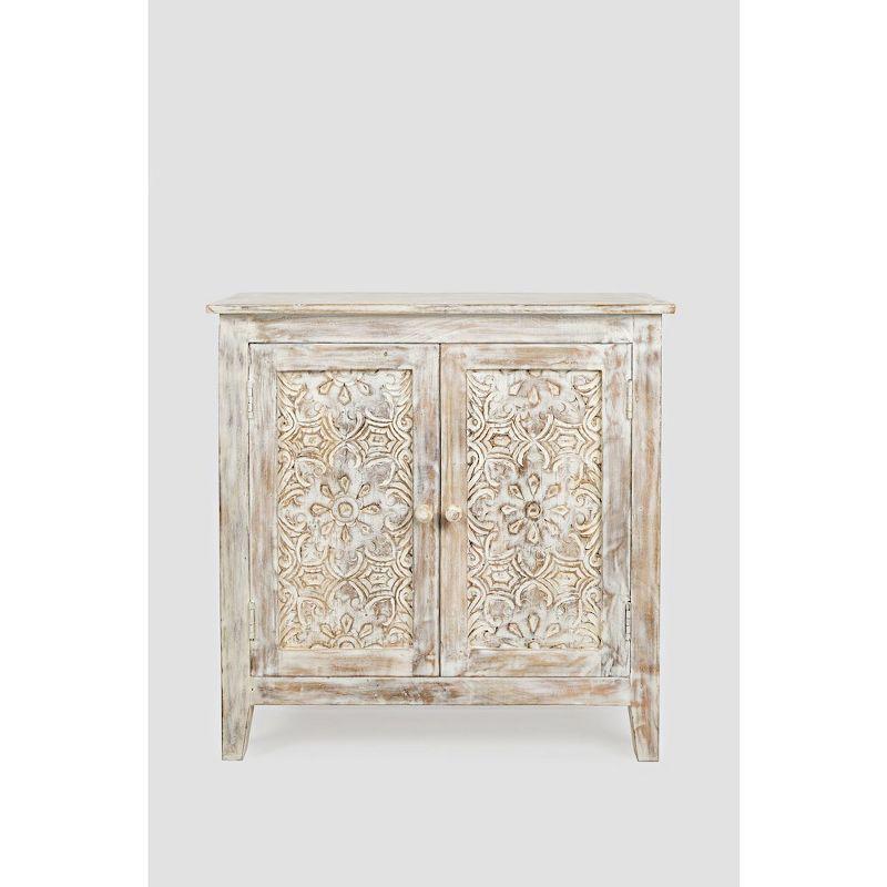 Jofran, Global Archive Hand Carved 32" Accent Chest