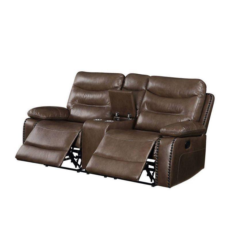 Acme Furniture Aashi Sofa Brown Leather