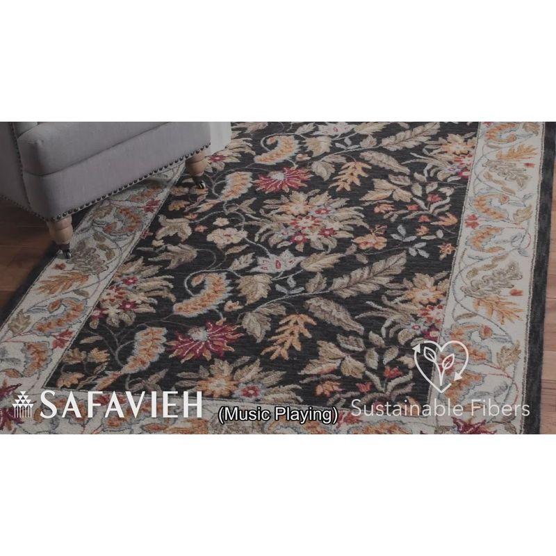 Chelsea HK141 Handmade Area Rug - 4'x4' - Black - Safavieh