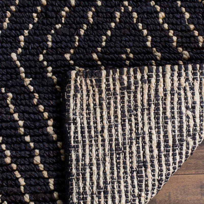 Wilmore Handwoven Flatweave Black Area Rug