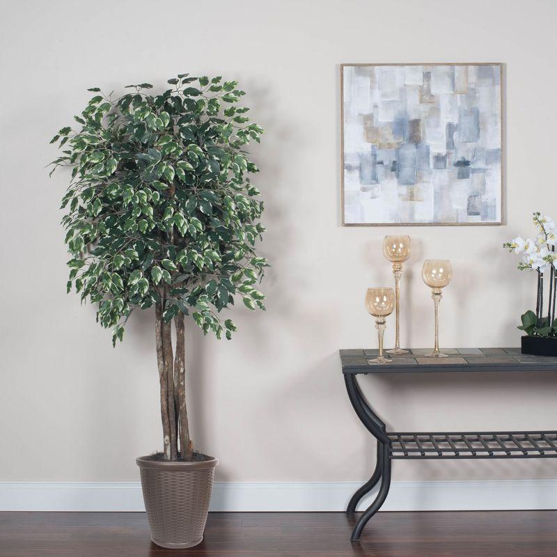 Vickerman Artificial Variegated Ficus Extra Full Series