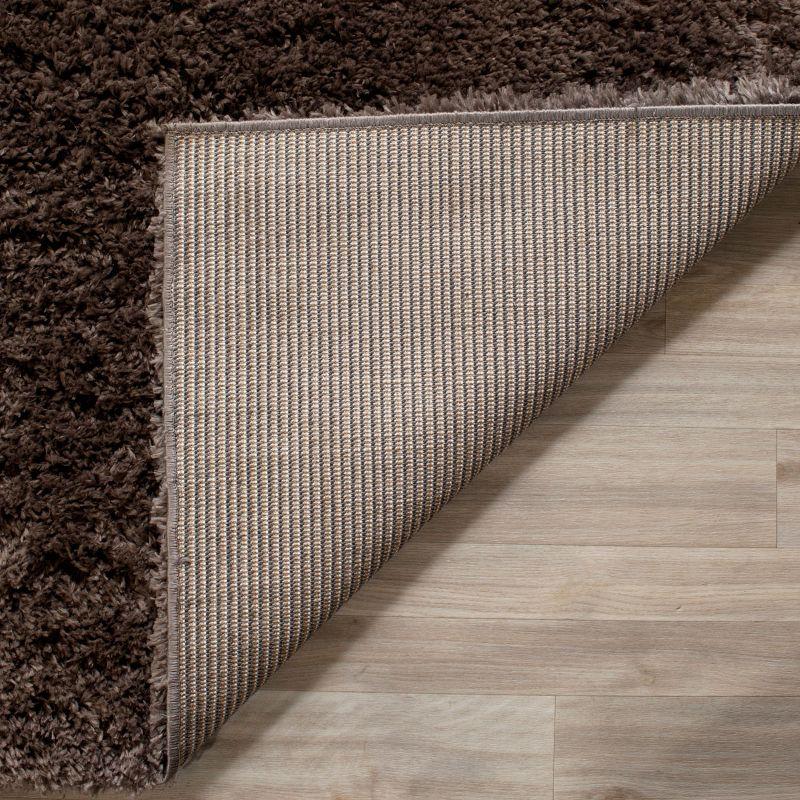 Indie Shag SGI320 Power Loomed Indoor Area Rug - Dark Grey - 5'1"x7'6" - Safavieh.