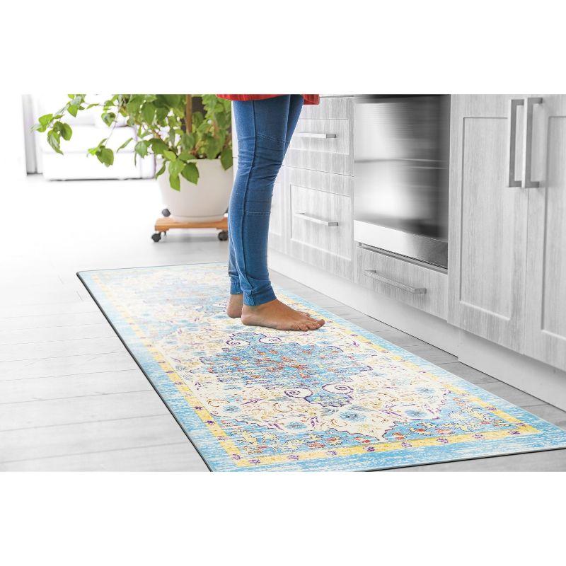 World Rug Gallery Traditional Bohemian Vintage Anti Fatigue Standing Mat