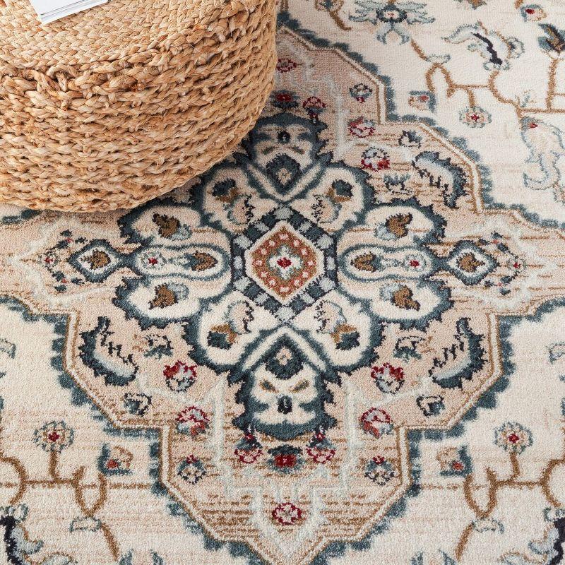 Lyndhurst LNH338 Power Loomed Area Rug - Cream/Beige - 6'x9' - Safavieh.