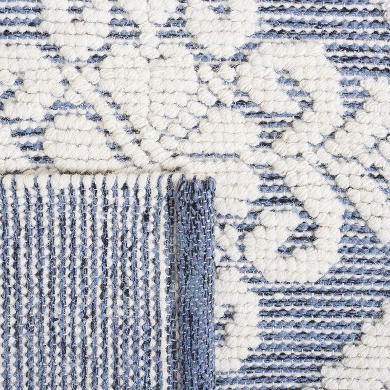 Vermont VRM306 Hand Woven Area Rug - Ivory/Blue - 8'x10' - Safavieh.