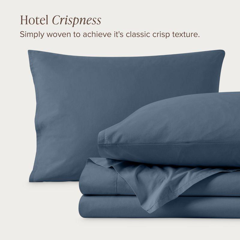 Bare Home 100% Cotton Percale Sheet Set