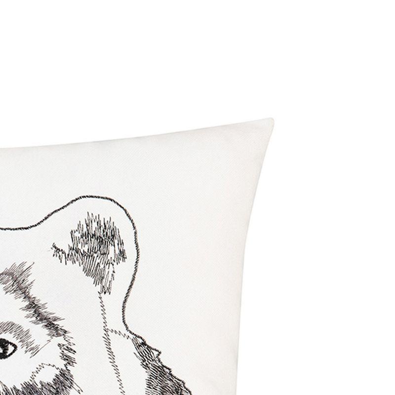 C&F Home Bear Portrait Indoor / Outdoor Embroidered Throw Pillow