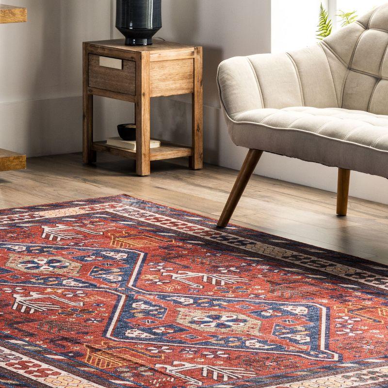 Nuloom Stella Machine Washable Traditional Global Indoor Area Rug