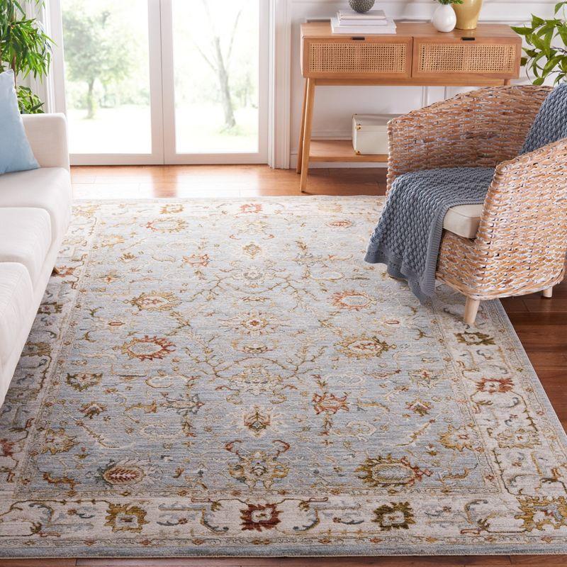 Hamilton HLT102 Power Loomed Area Rug - Blue/Gold - 8'x10' - Safavieh.