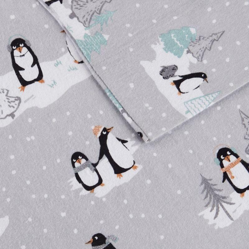 Madison Park Cozy Flannel 100% Cotton Sheet Set
