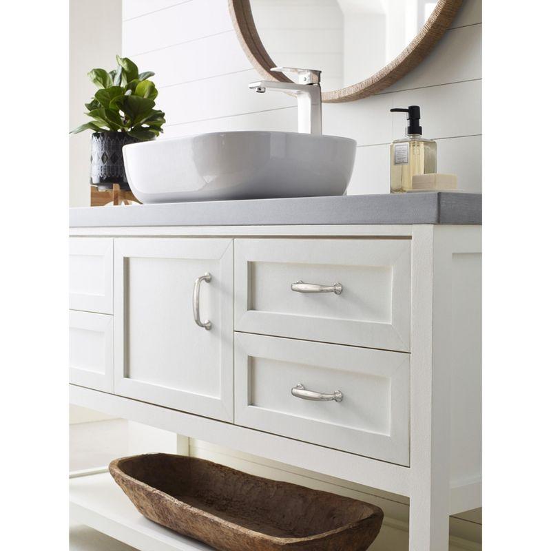 Amerock Renown 3 inch (76mm) Center-to-Center Polished Chrome Cabinet Pull