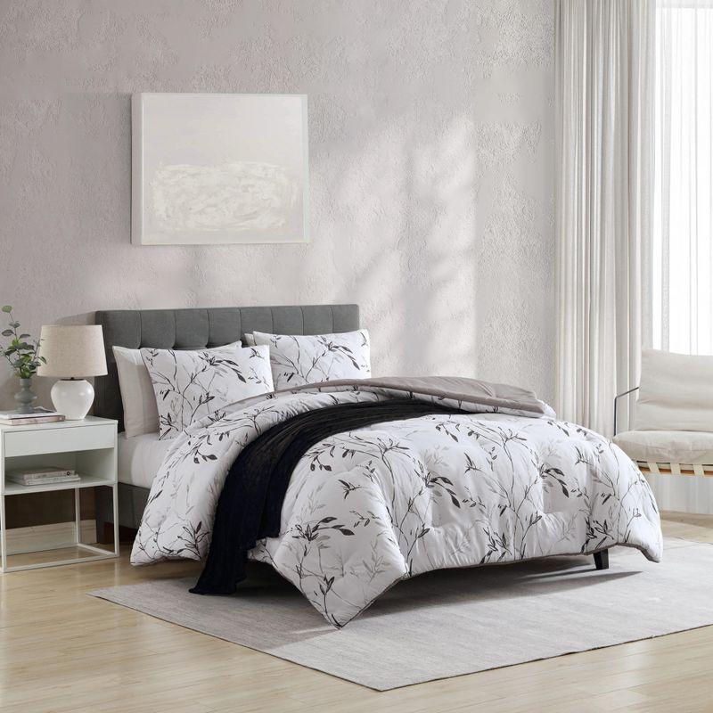 Ink Wash Vine Comforter Bonus Set