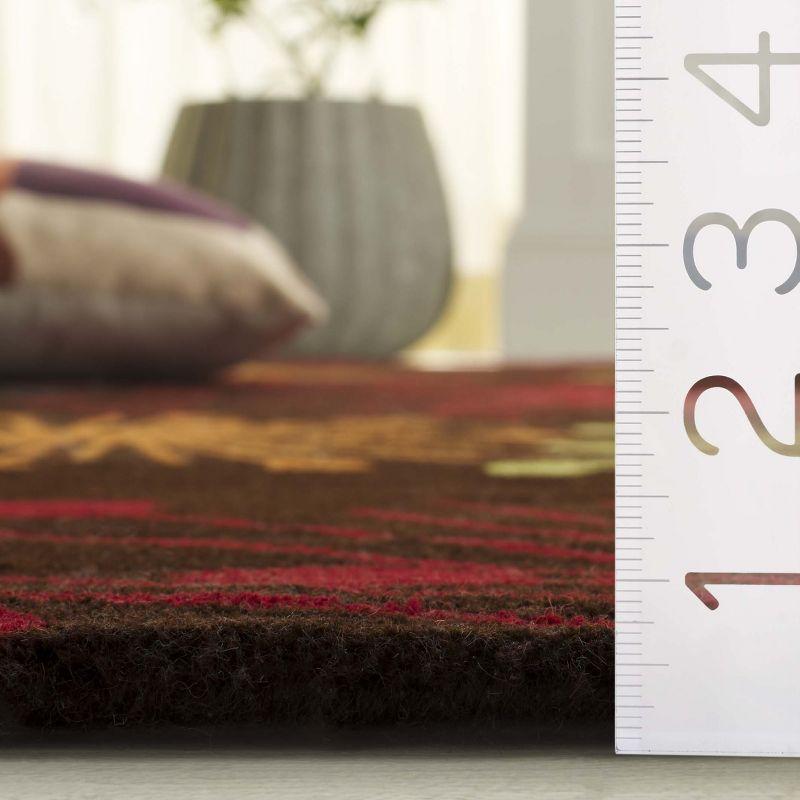Soho SOH747 Hand Tufted Indoor Area Rug - Brown/Multi - 7'6"x9'6" - Safavieh