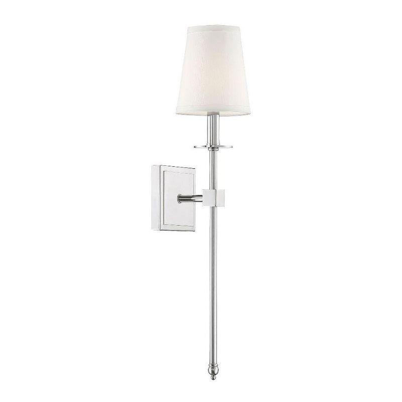 Savoy House Monroe 1 - Light Wall Light in  Polished Nickel