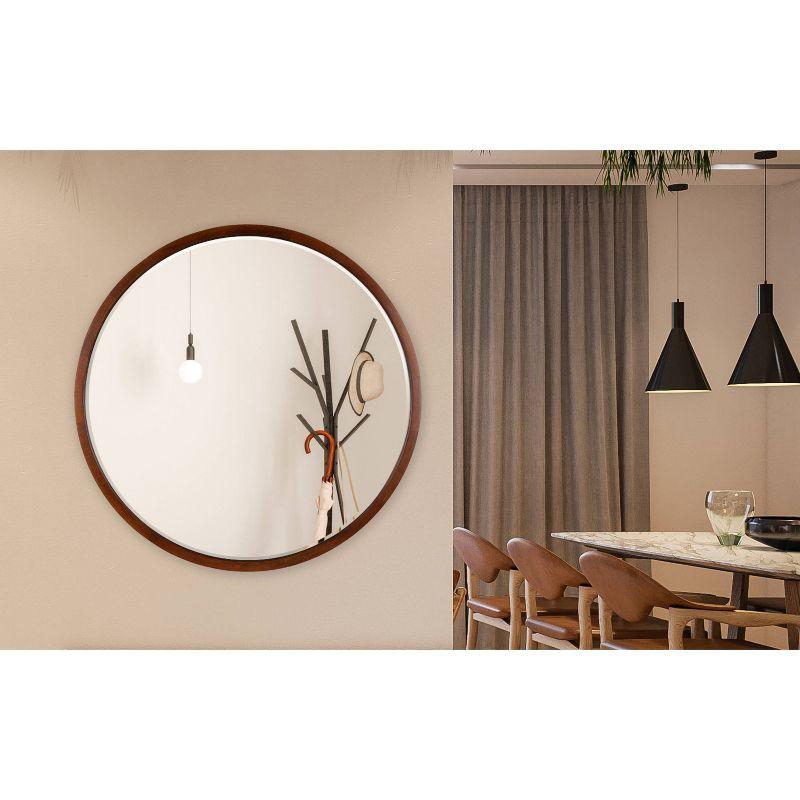 McLean Round Wall Mirror - Kate & Laurel All Things Decor