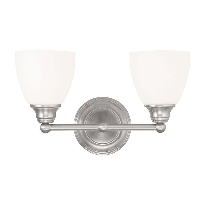Livex Lighting Somerville 2 - Light Vanity in  Brushed Nickel
