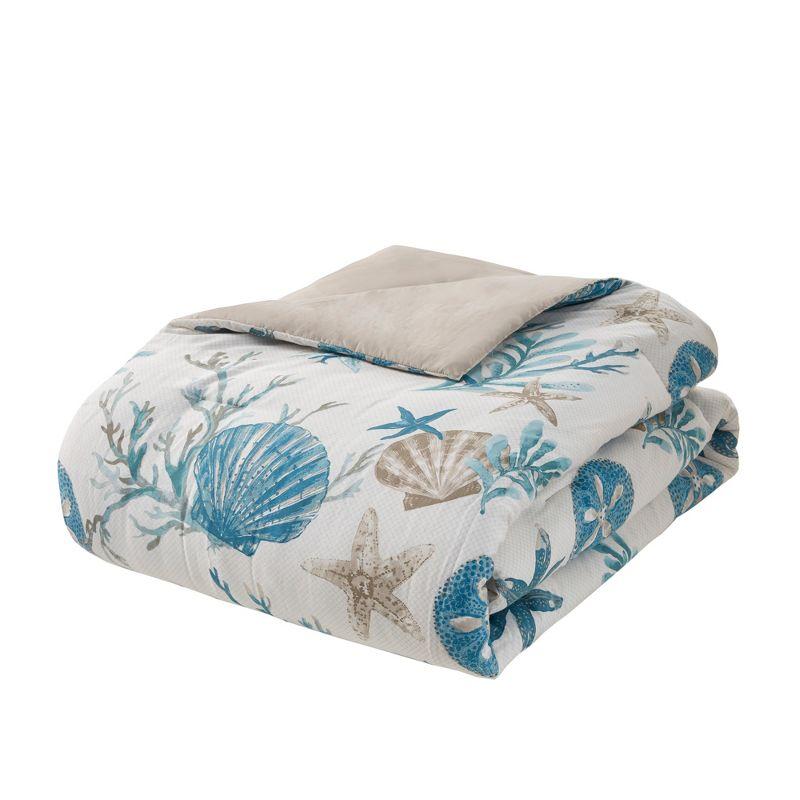 Madison Park Pebble Beach 7 Piece Cotton Sateen Comforter Set