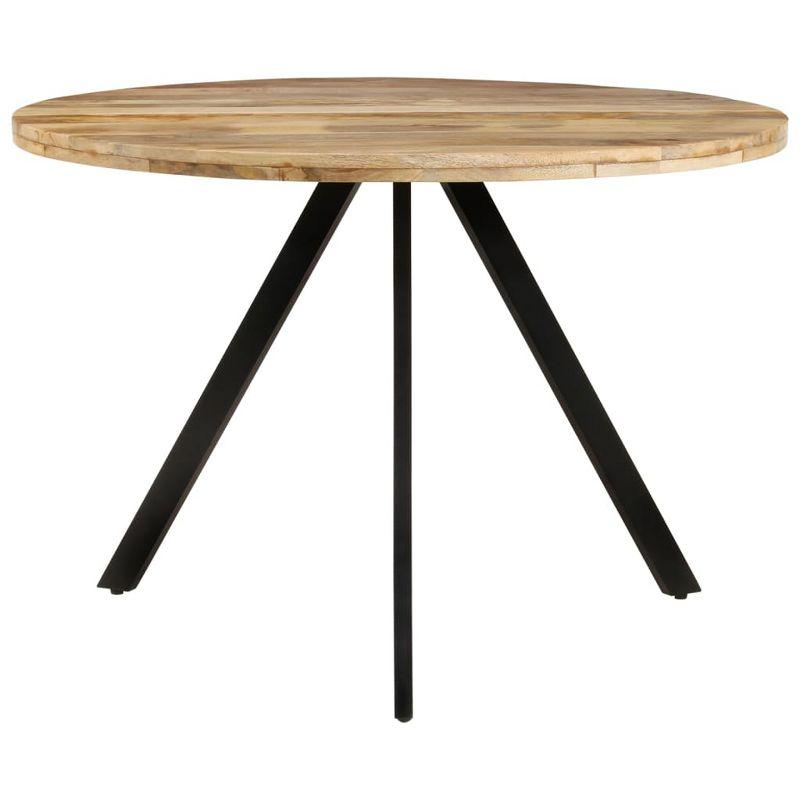 vidaXL Dining Table 43.3 in.x29.5 in. Solid Wood Mango