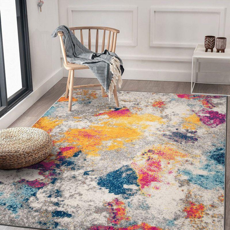 World Rug Gallery Abstract Contemporary Area Rug