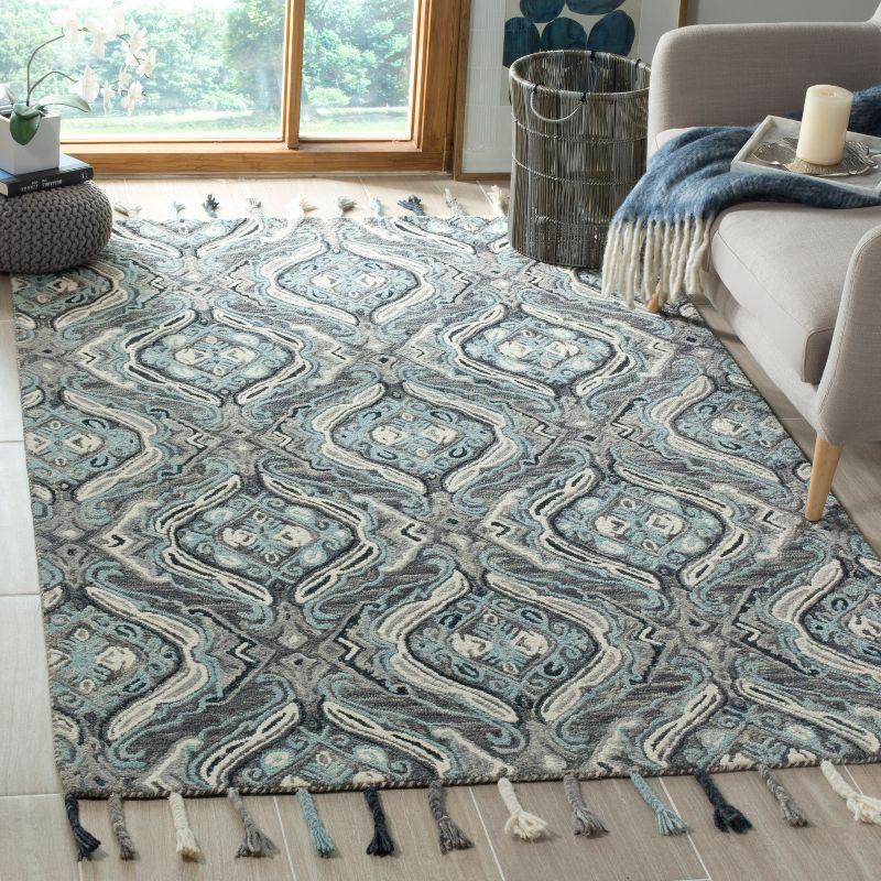 Suzani SZN206 Hand Hooked Area Rug  - Safavieh