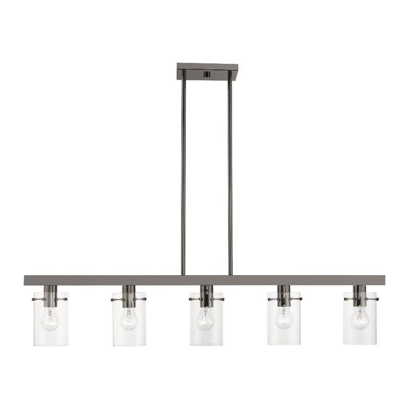 Livex Lighting Munich 5 - Light Chandelier in  Black Chrome