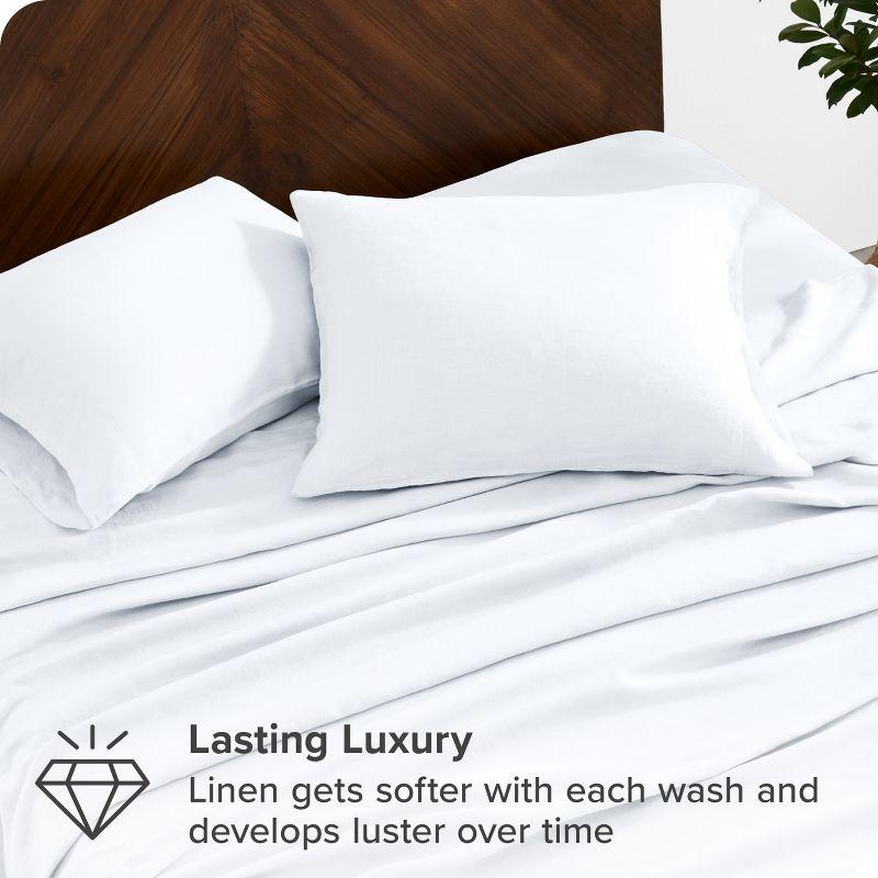 Bare Home 100% Linen Sheet Set