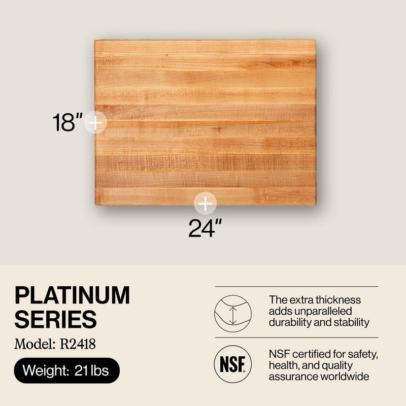 John Boos John Boos Platinum Series Reversible Wood Cutting Board, Maple