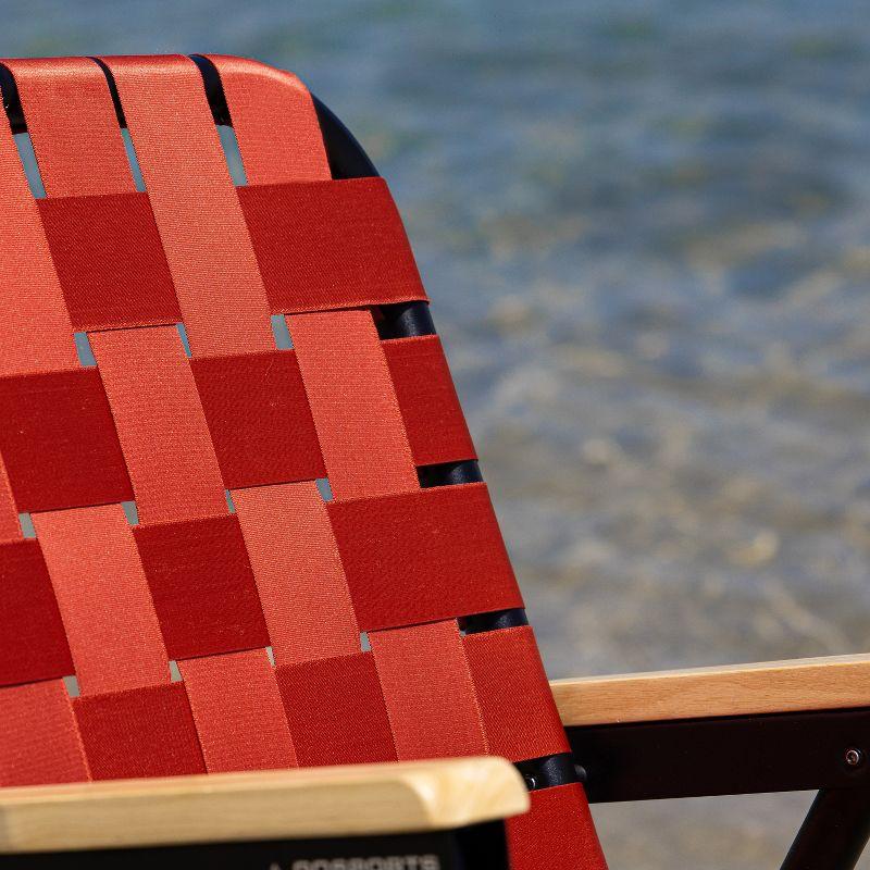 GoSports GoSports Outdoors WOVN Premium Beach & Camping Chair - Folding Backpack Chair for Adults