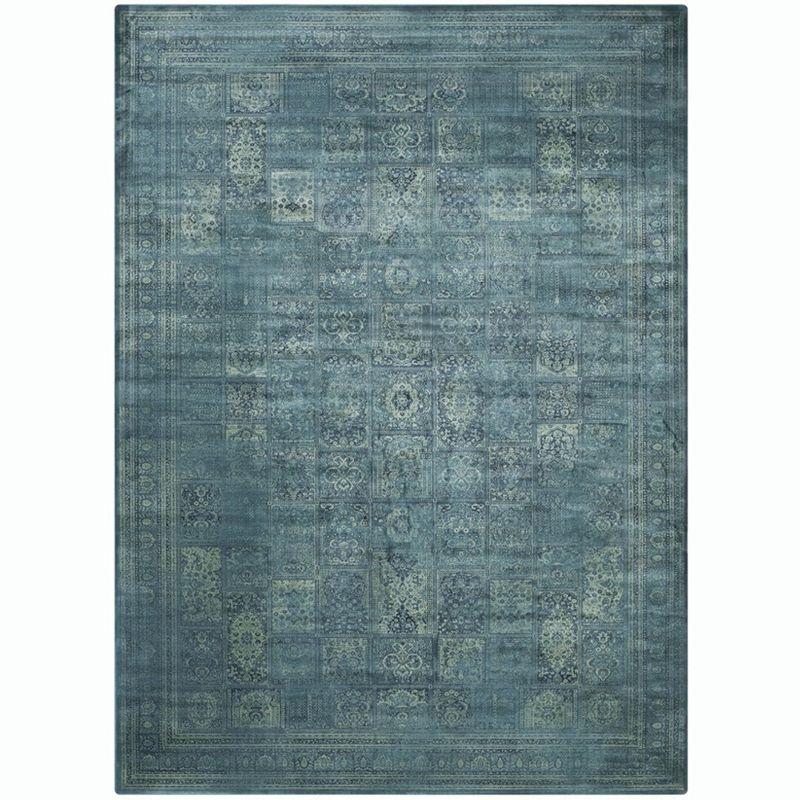 Vintage VTG127 Power Loomed Indoor Area Rug - Turquoise/Multi - 8'9"x11'9" - Safavieh.