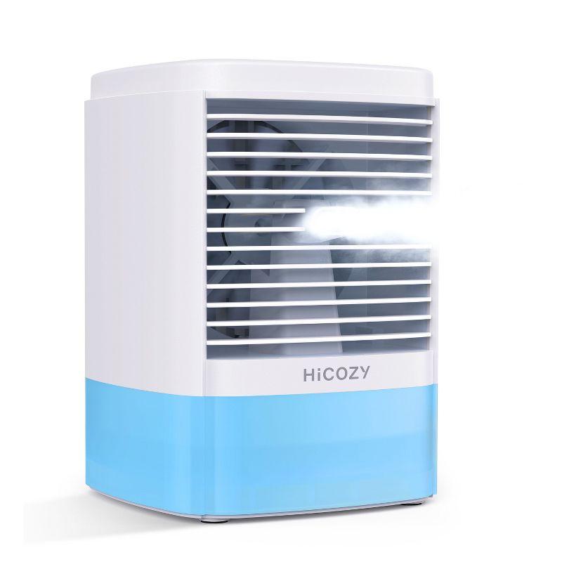 HiCOZY Air Cooler Portable Air Cooling Fan Humidifier For Desktop, Office, Bedroom